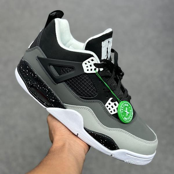 جردن 4 سفید طوسی Nike Air Jordan4 