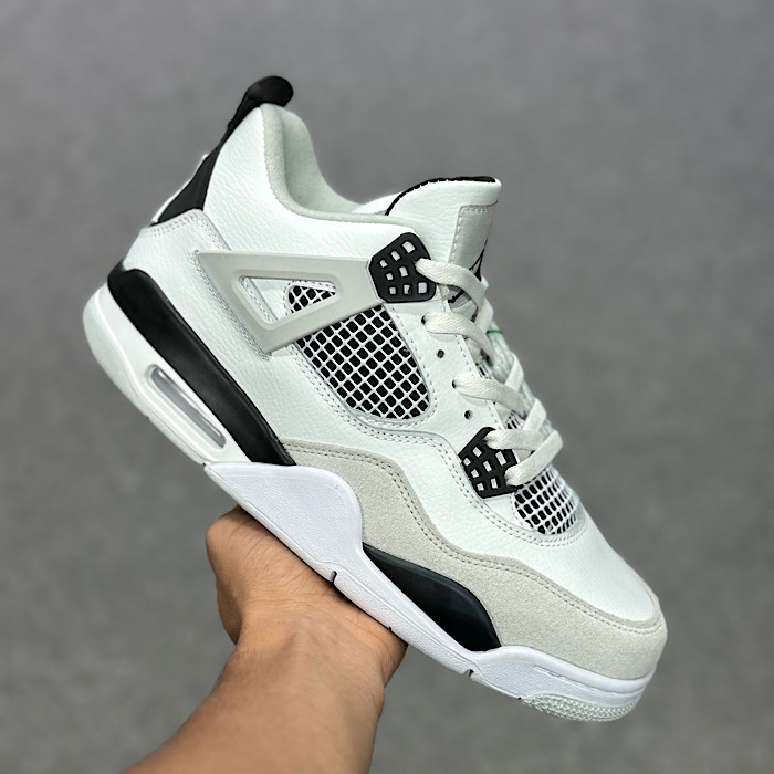 جردن 4 سفید طوسی Nike Air Jordan4 